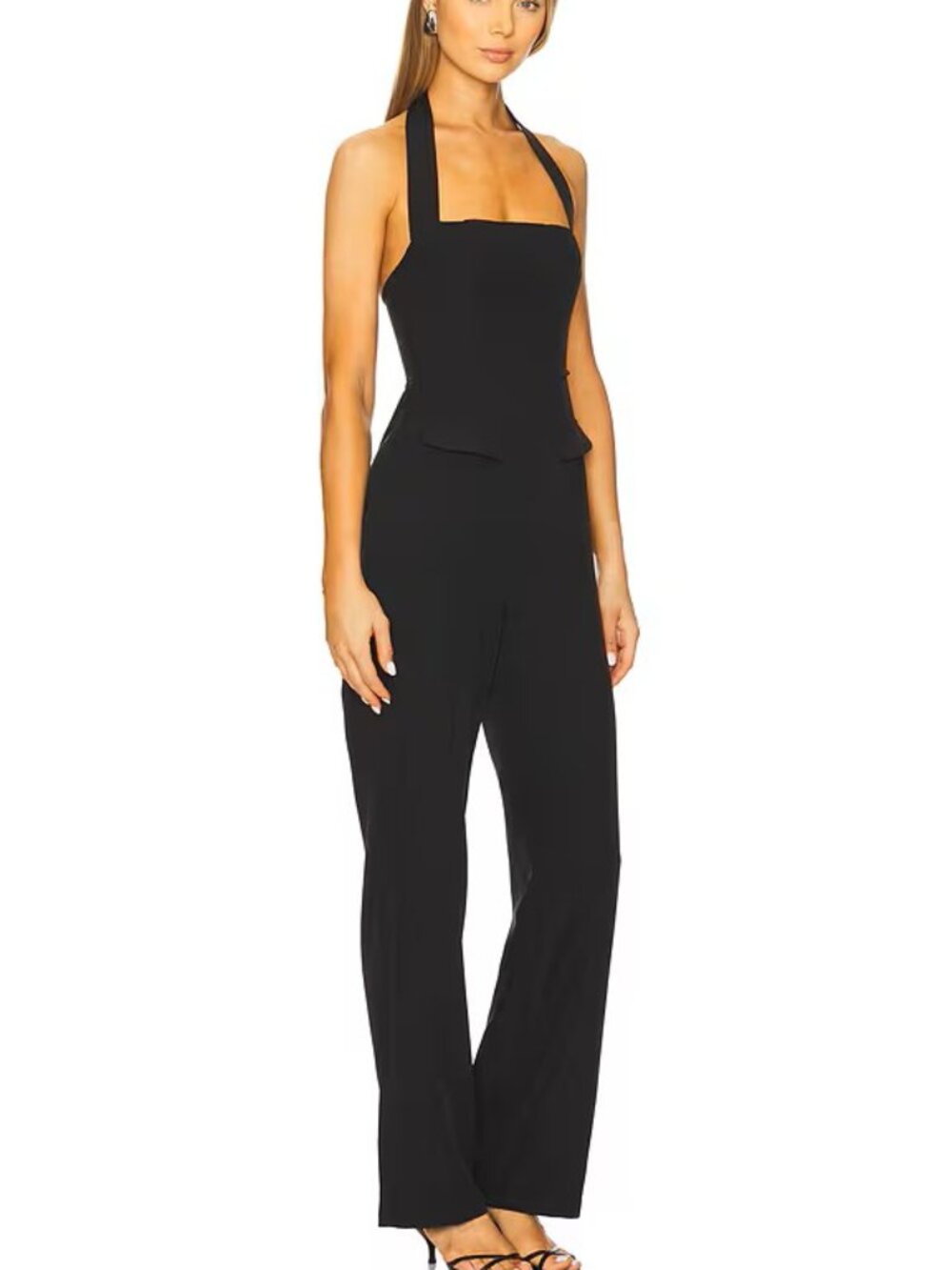 NWT All The Ways Revolve Amalie Halter Jumpsuit Size Medium